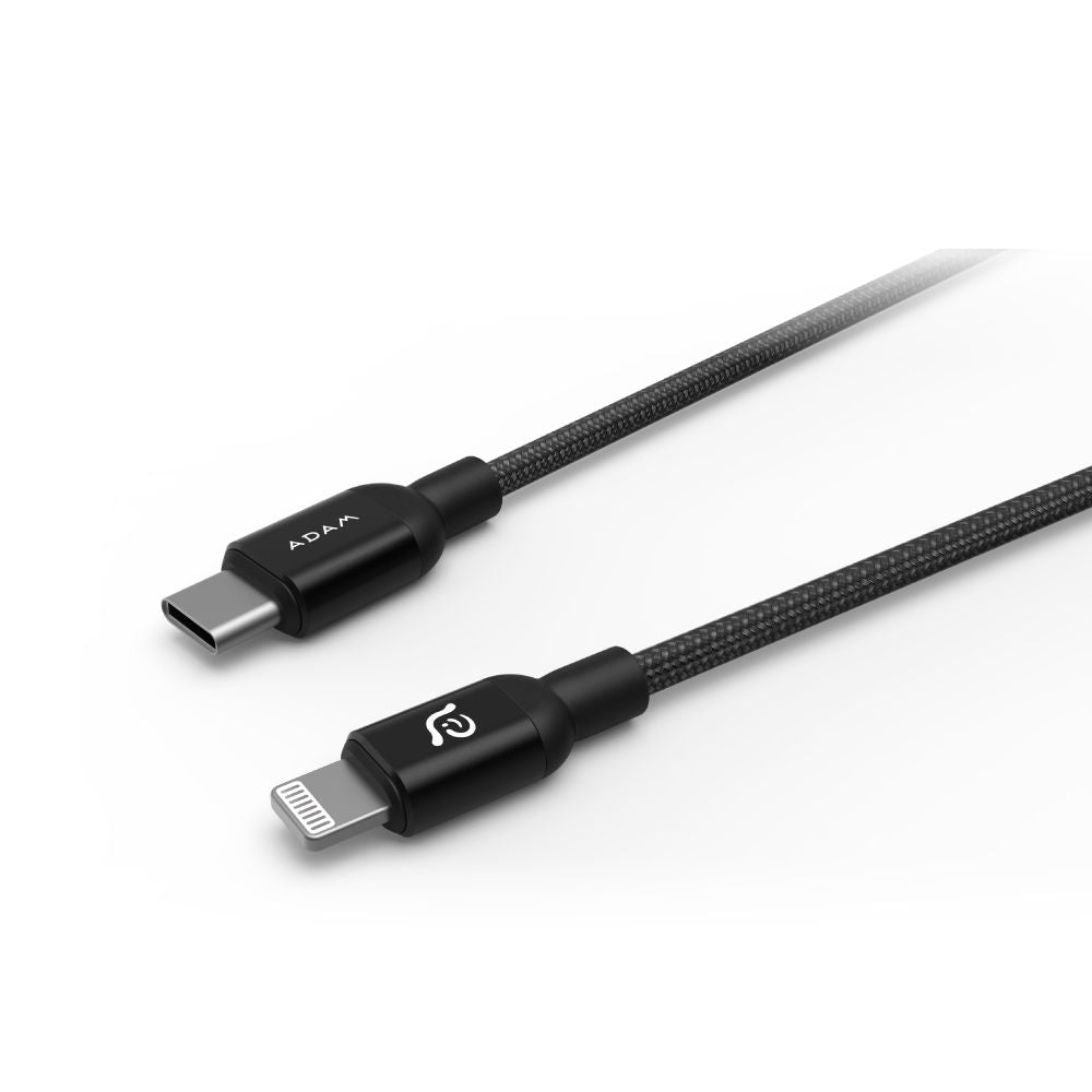 ADAM Elements PeAk III 300B USB-A to Lightning cable 300 cm - Black