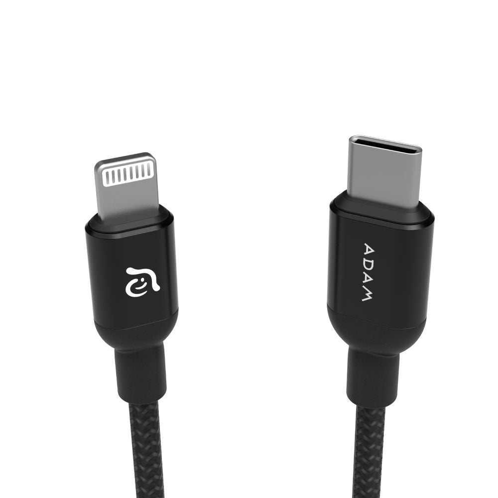 ADAM Elements PeAk III 300B USB-A to Lightning cable 300 cm - Black