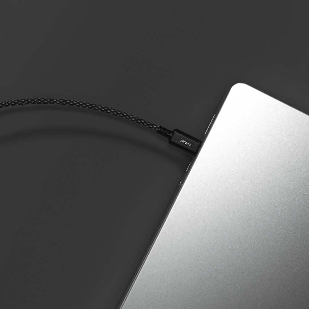 ADAM Elements Casa P200 - USB-C to USB-C 240W Charging Cable 200 cm - Black