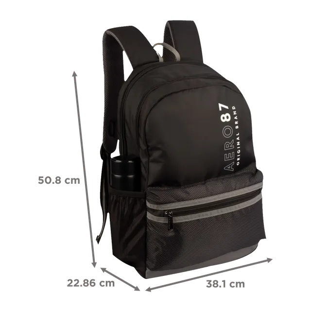 Aeropostale Take Off Backpack - Grey