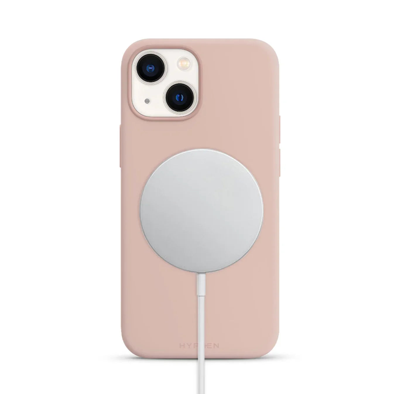 HYPHEN TINT Silicon MagsafeCase-Sand Pnk-iPh14Plus