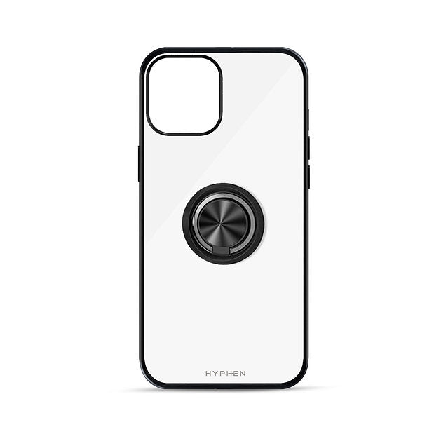 HYPHEN AXIO Clear Ring Case for iPhone 14 Plus - Black