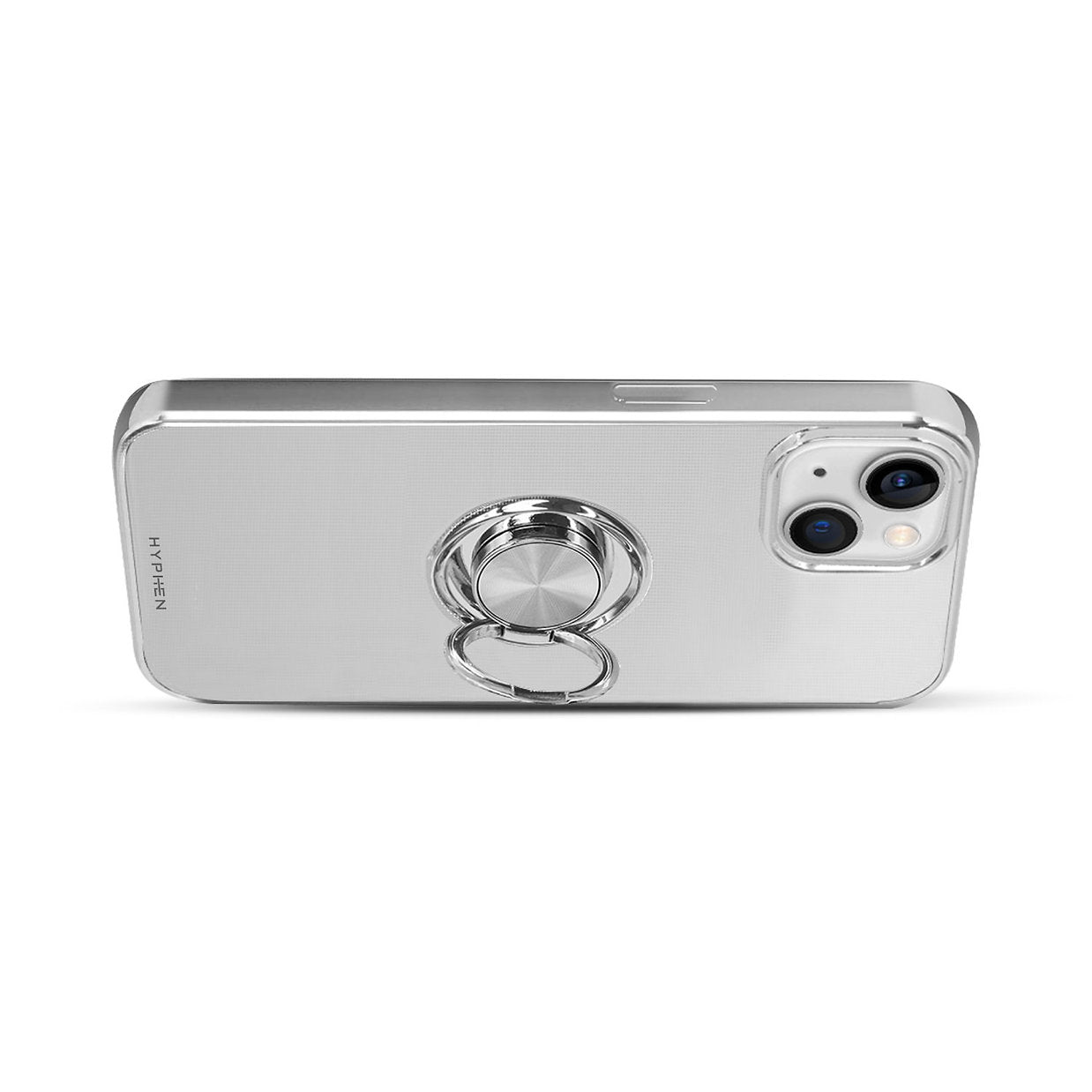 HYPHEN AXIO Clear Ring Case for iPhone 14 Plus - Silver