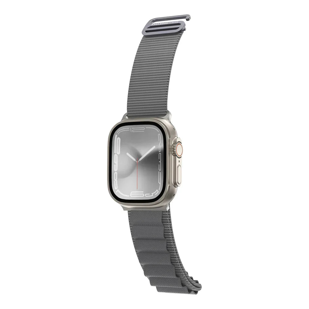 AmazingThing TITAN Sport Alpine Watch Band for Apple Watch 8/9 41mm - Grey