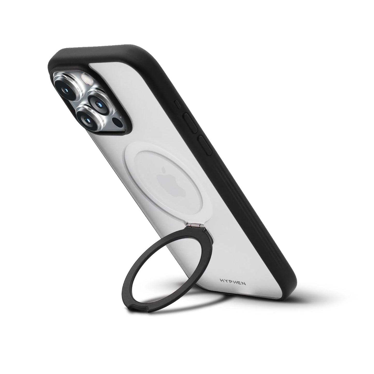 HYPHEN MagSafe Stand Case for iPhone 15 Pro Max - Black