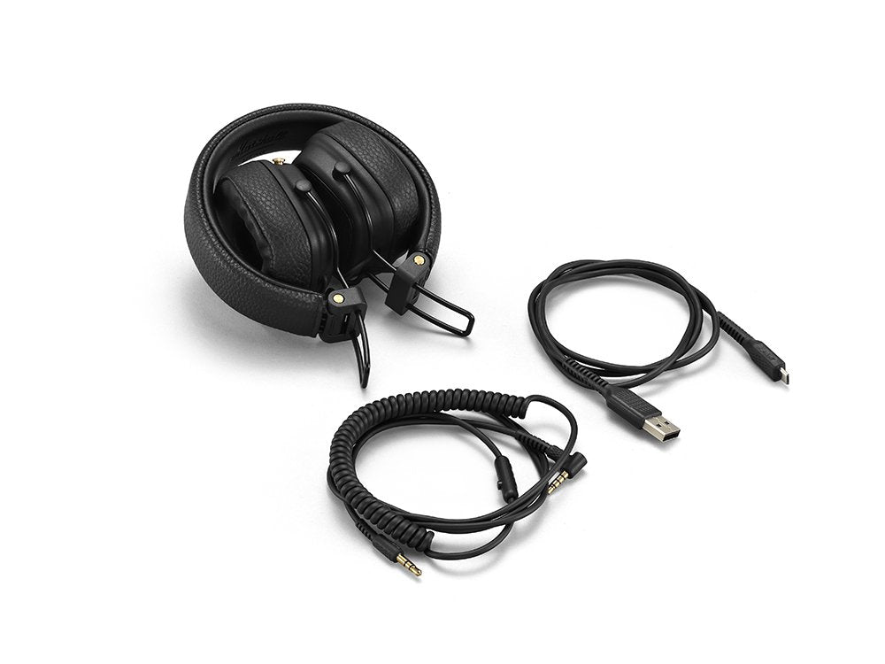 Marshall Major III Wireless Bluetooth On-Ear Headphone with Mic - Black