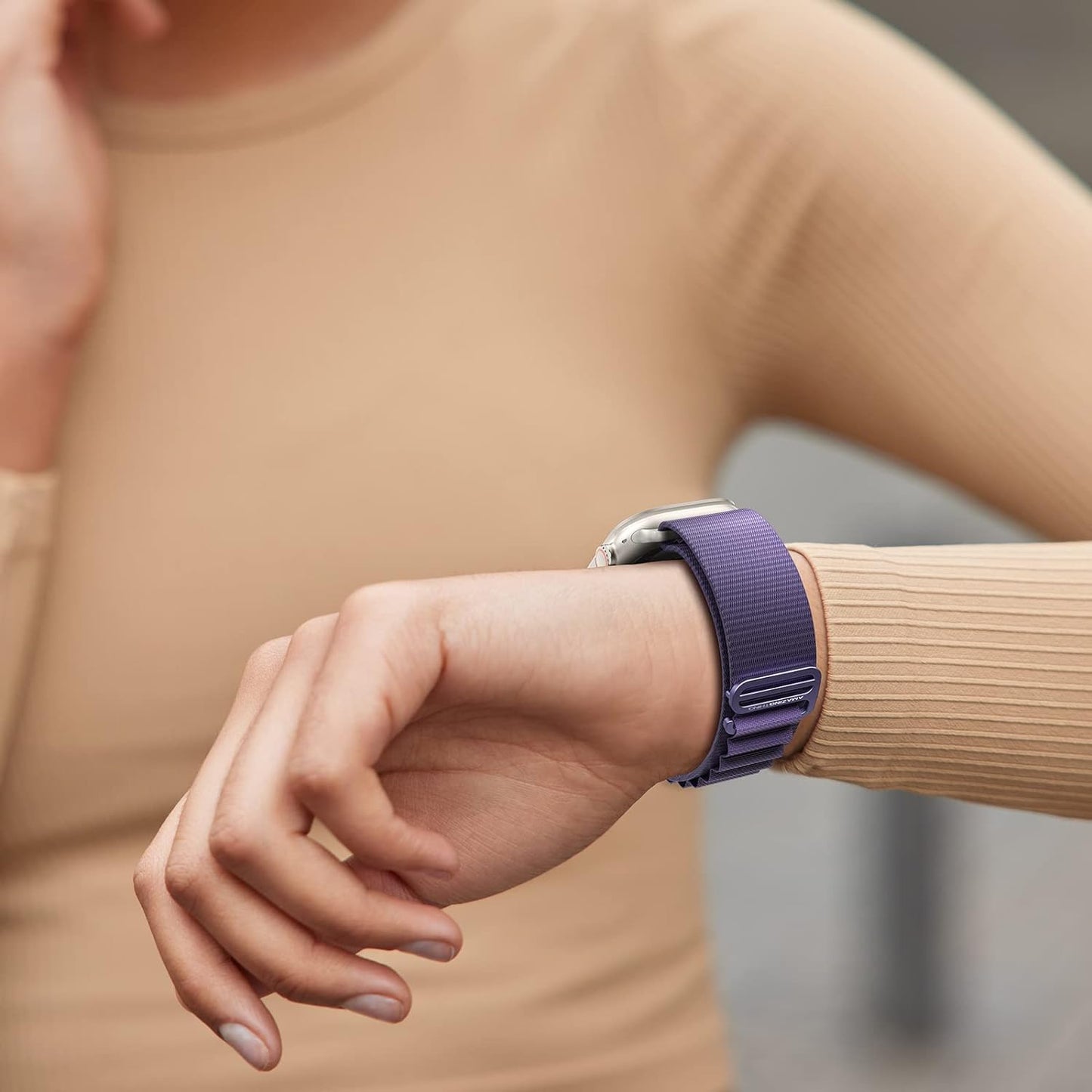 AmazingThing Titan Sports Strap for Apple Watch Ultra - Purple