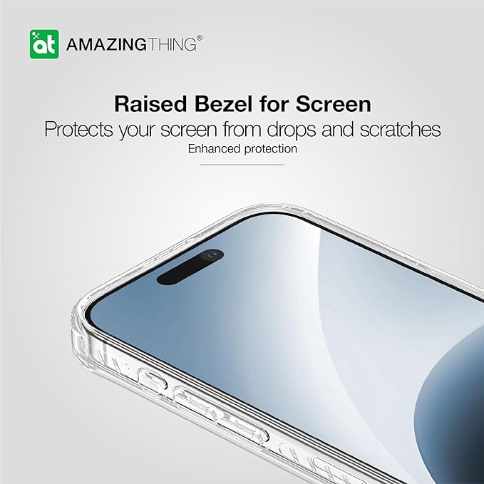 AmazingThings Titan Pro Magnetic Case for iPhone 15 Pro Max - Clear