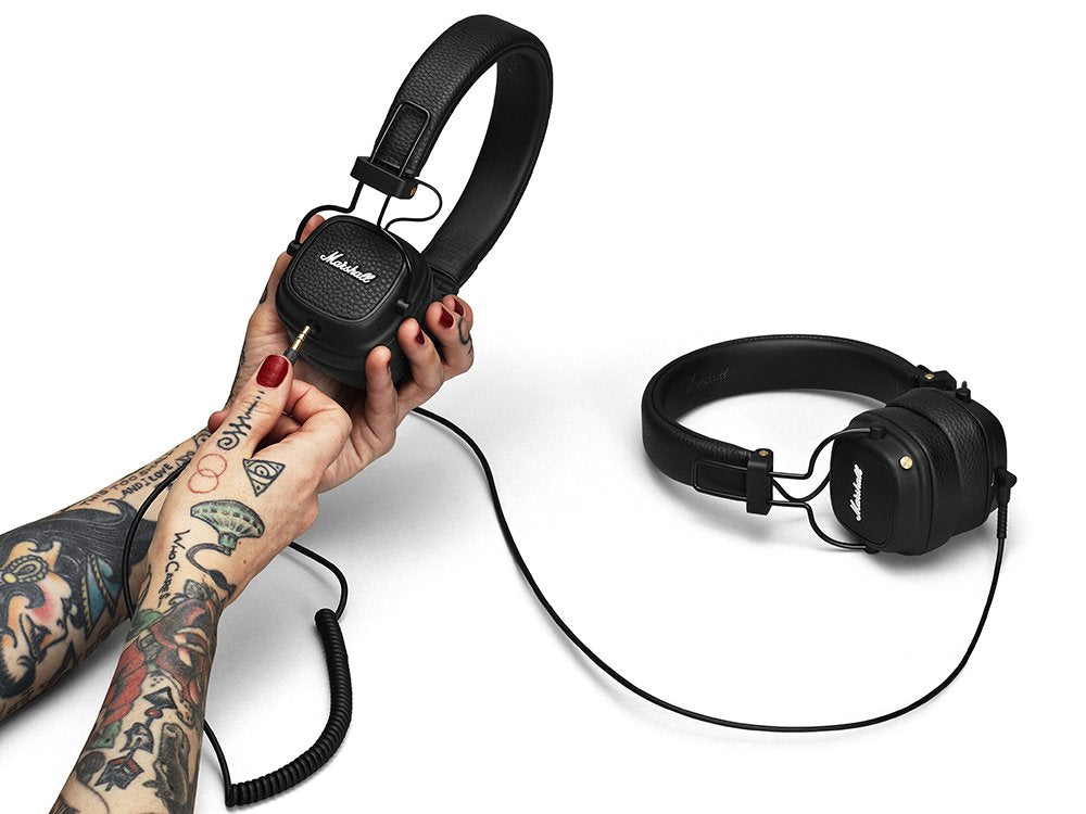 Marshall Major III Wireless Bluetooth On-Ear Headphone with Mic - Black