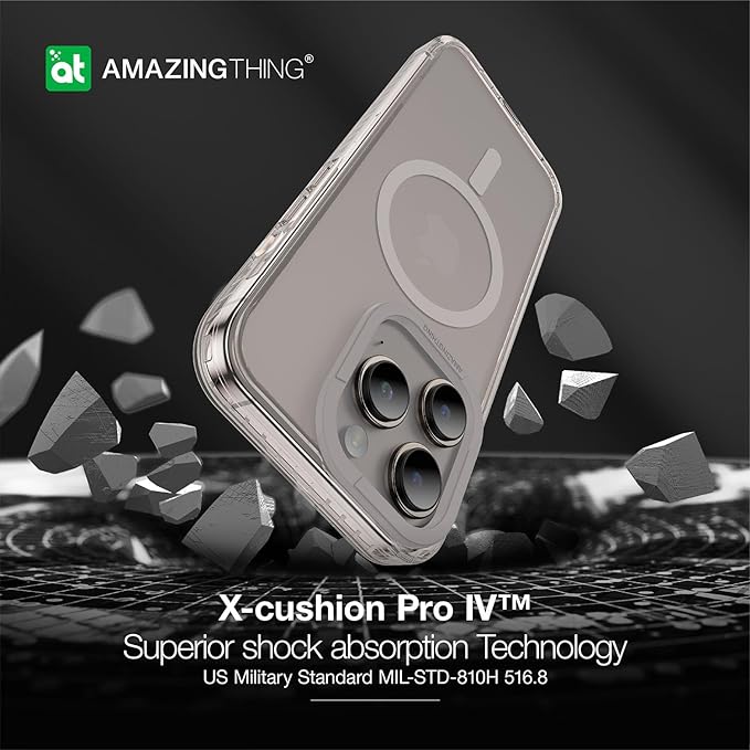 AmazingThings Titan Pro Magnetic Case for iPhone 15 Pro Max - Grey