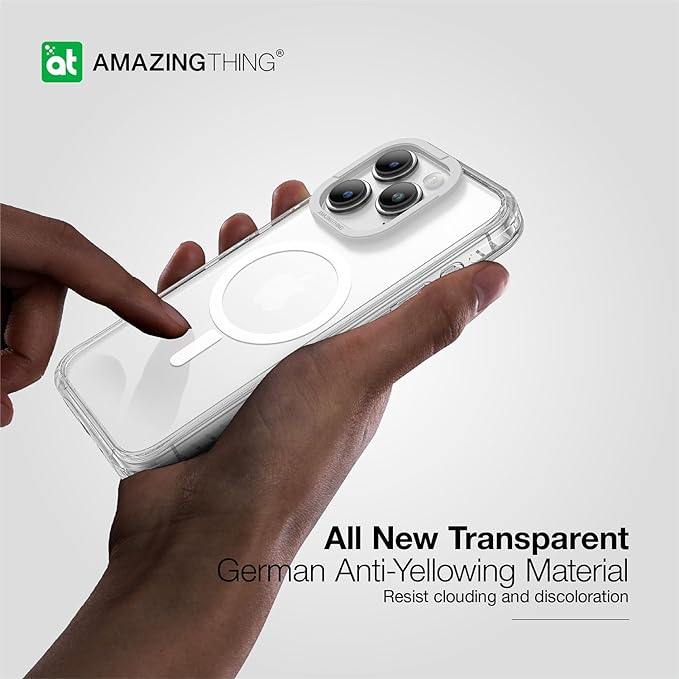 AmazingThings Titan Pro Magnetic Case for iPhone 15 Pro Max - Clear