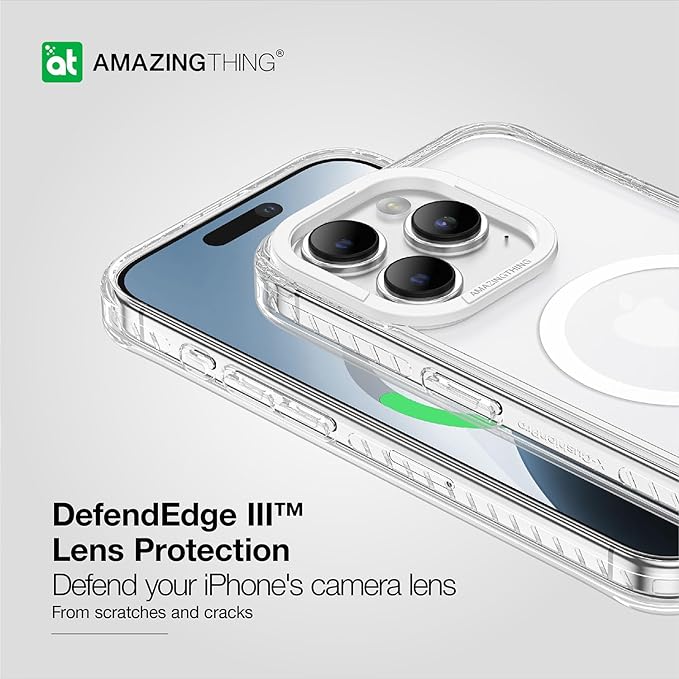 AmazingThings Titan Pro Magnetic Case for iPhone 15 Pro Max - Clear