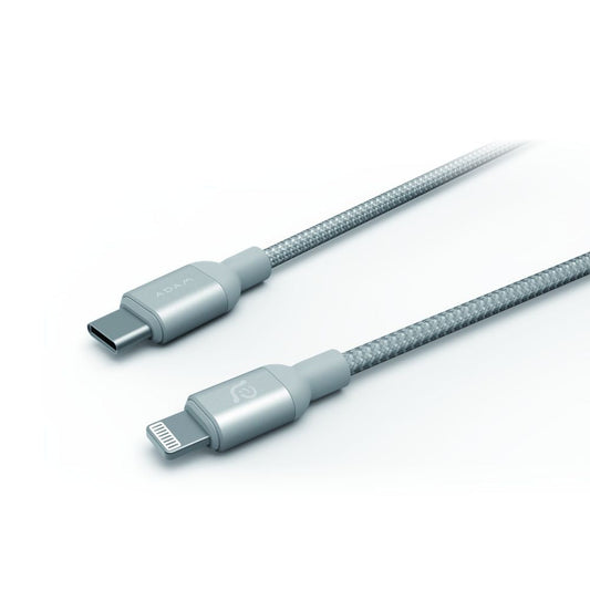 Adam Peak ll Usb-C To Lightning Cable - Silver, 20Cm