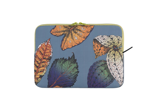 Tucano Schizzo Leaves Sleeve 13"/14"- Grey Blue