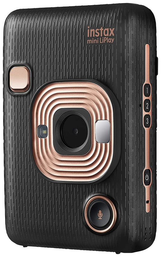 Fujifilm Instax Mini Liplay Plus With Film Pack - Elegant Black