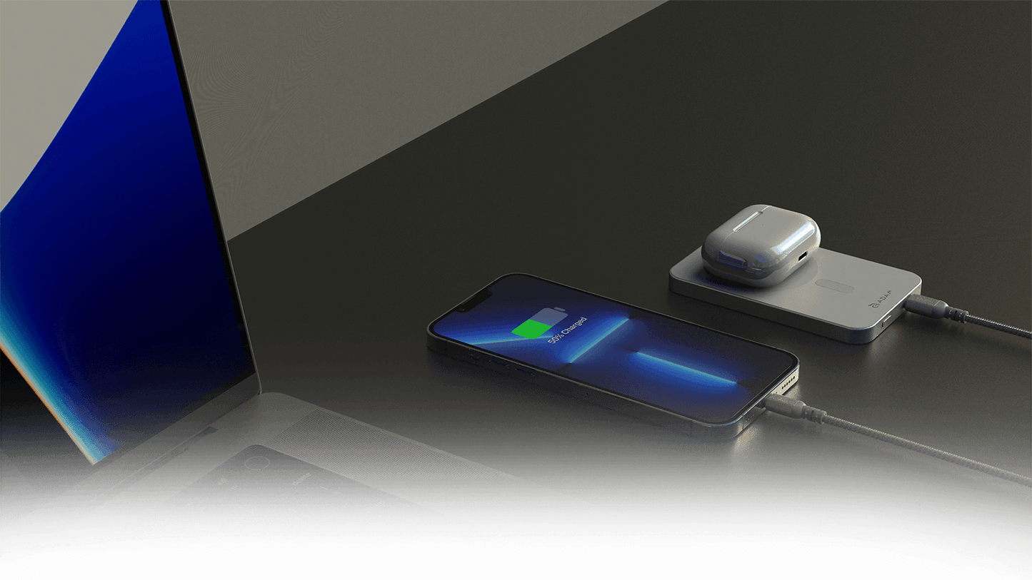 Adam Elements GRAVITY C1 Magnetic Wireless Charging PowerBank-WHT