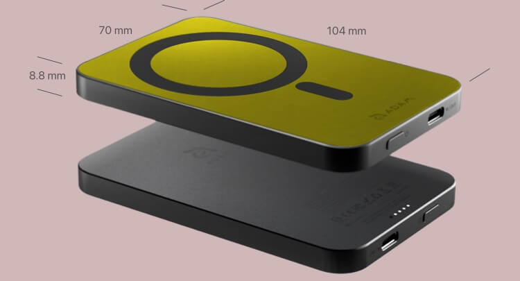 Adam Elements GRAVITY C1 Magnetic Wireless Charging PowerBank-Grey