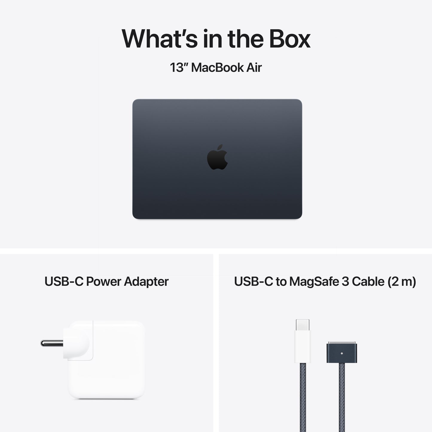 13-inch MacBook Air: Apple M4 chip with 10-core CPU and 8-core GPU, 256GB SSD - Midnight