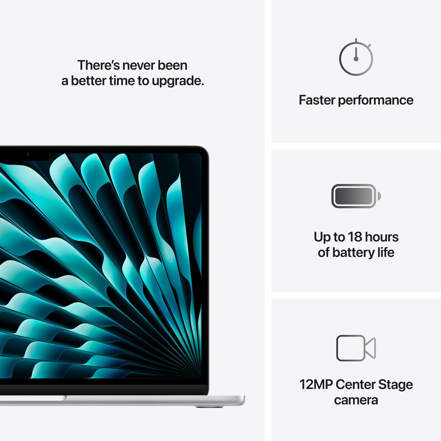 13-inch MacBook Air: Apple M4 chip with 10-core CPU and 10-core GPU, 512GB SSD - Silver