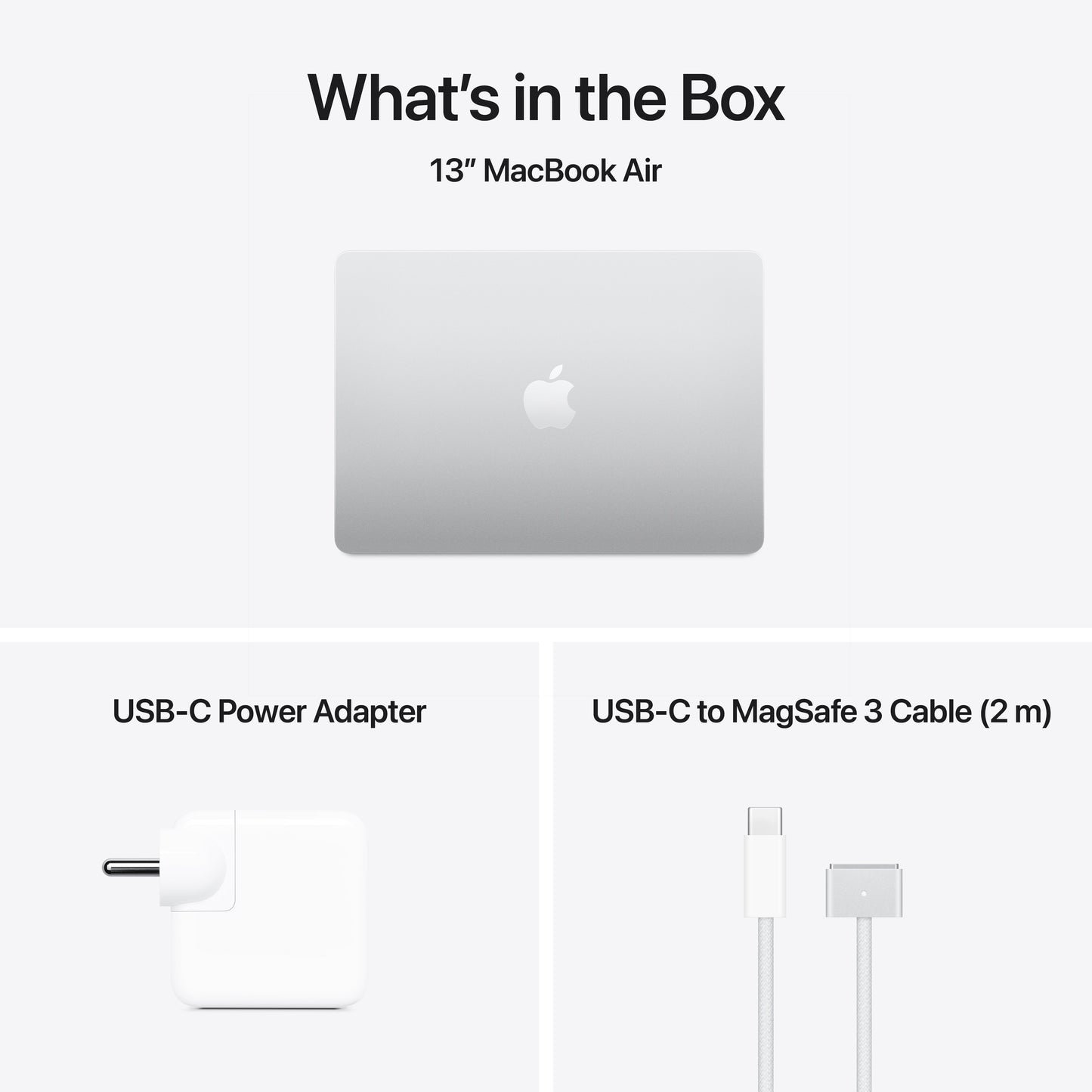 13-inch MacBook Air: Apple M4 chip with 10-core CPU and 10-core GPU, 512GB SSD - Silver