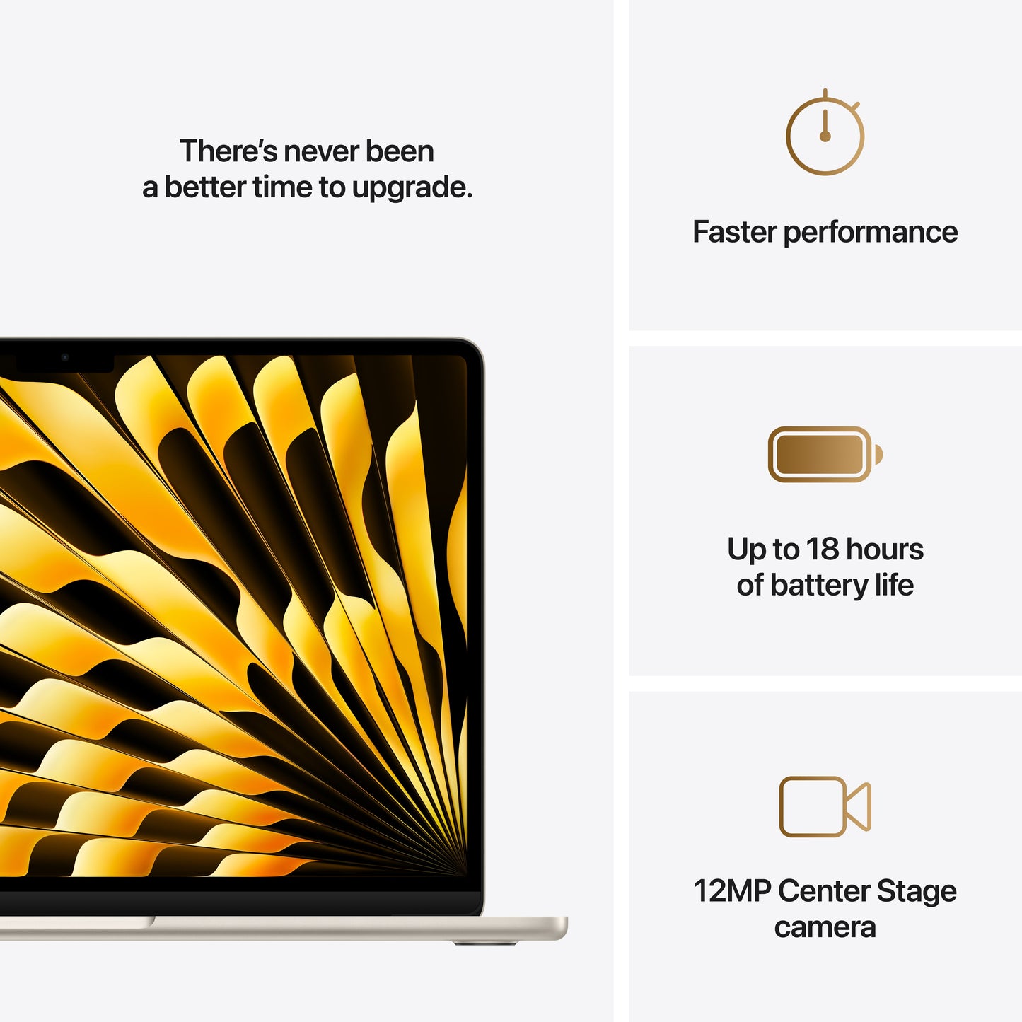 13-inch MacBook Air: Apple M4 chip with 10-core CPU and 8-core GPU, 256GB SSD - Starlight