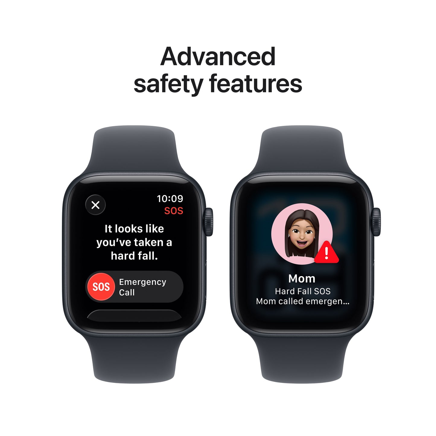Apple Watch SE 3 GPS 44mm Midnight Aluminium Case with Midnight Sport Band - S/M