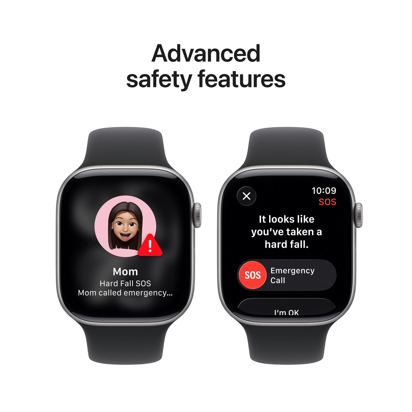Apple Watch Series 11 GPS 46mm Space Grey Aluminium Case with Black Sport Band - S/M
