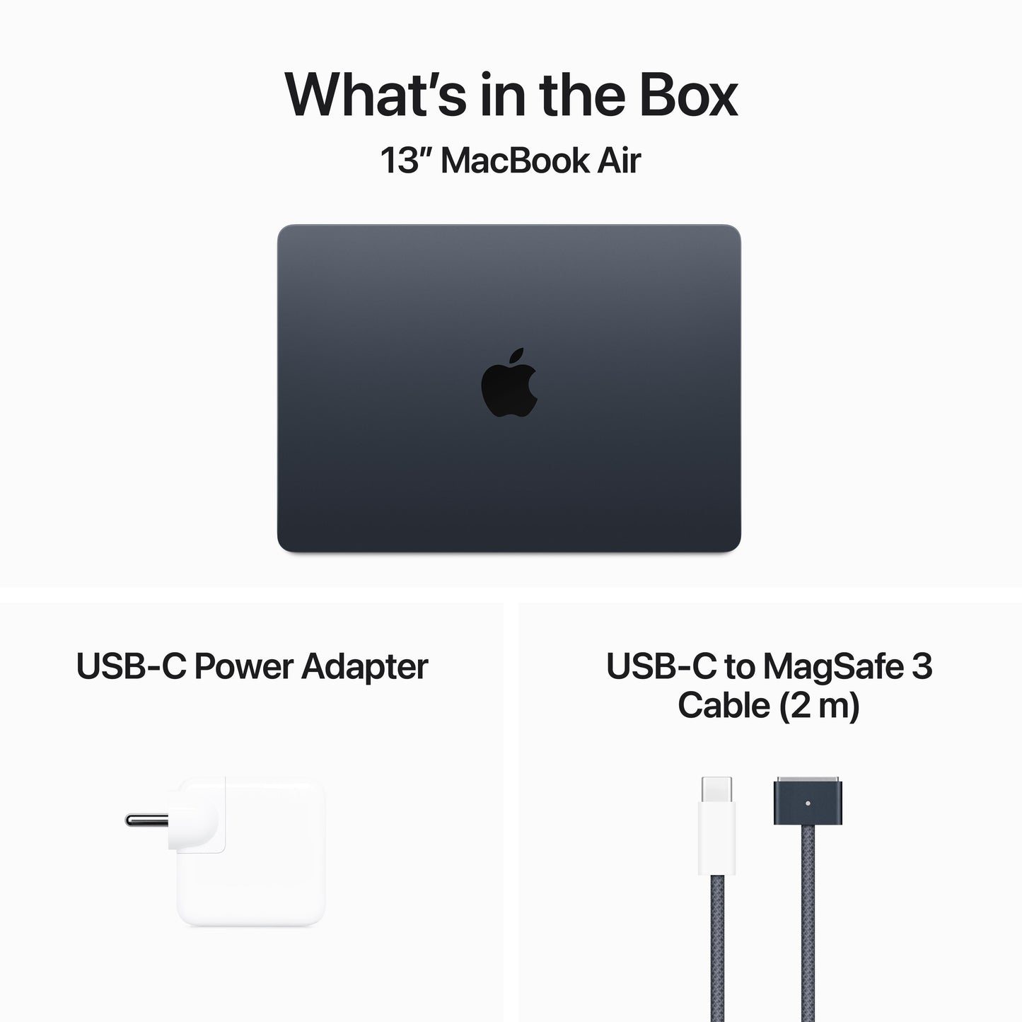 13-inch MacBook Air: Apple M3 chip with 8?core CPU and 10?core GPU, 512GB SSD - Midnight
