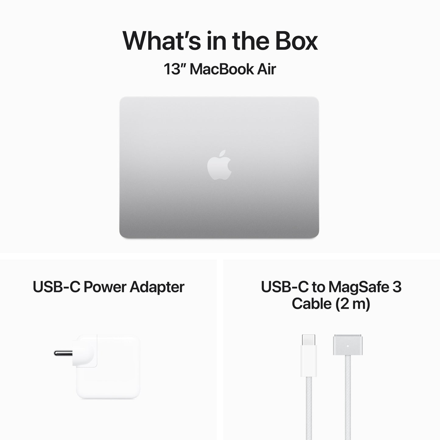 13-inch MacBook Air: Apple M3 chip with 8?core CPU and 10?core GPU, 512GB SSD - Silver