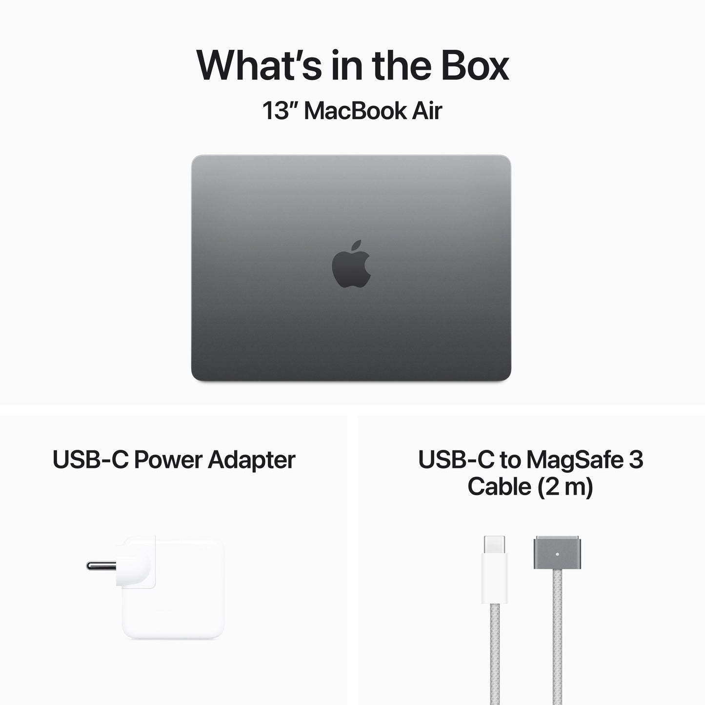 13-inch MacBook Air: Apple M3 chip with 8?core CPU and 8?core GPU, 256GB SSD - Space Grey