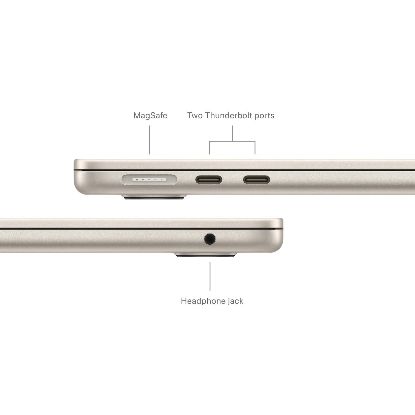 13-inch MacBook Air: Apple M3 chip with 8?core CPU and 8?core GPU, 256GB SSD - Starlight