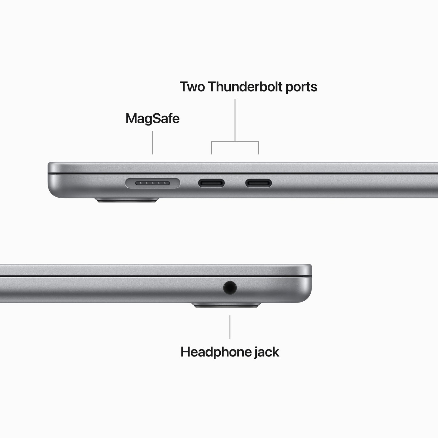 15-inch MacBook Air: Apple M2 chip with 8-core CPU and 10-core GPU, 256GB SSD - Space Grey