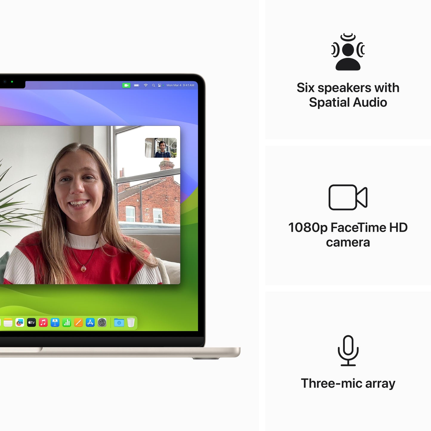 15-inch MacBook Air: Apple M3 chip with 8?core CPU and 10?core GPU, 256GB SSD - Starlight