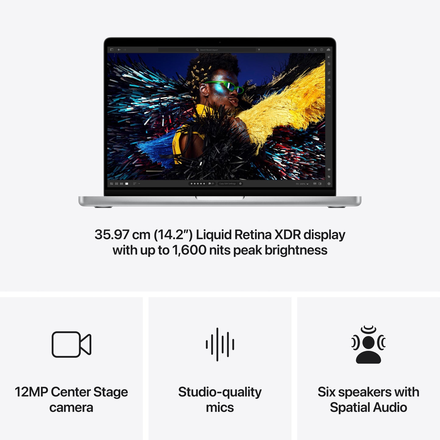 14-inch MacBook Pro: Apple M4 Max chip with 14?core CPU and 32?core GPU, 1TB SSD - Silver