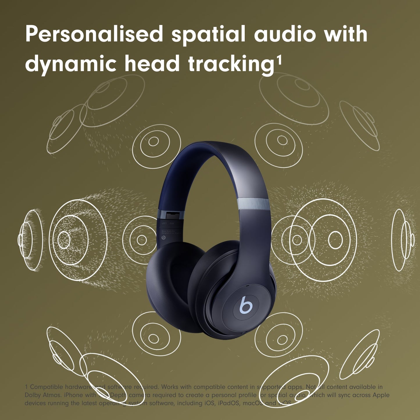 Beats Studio Pro Wireless Headphones - Navy