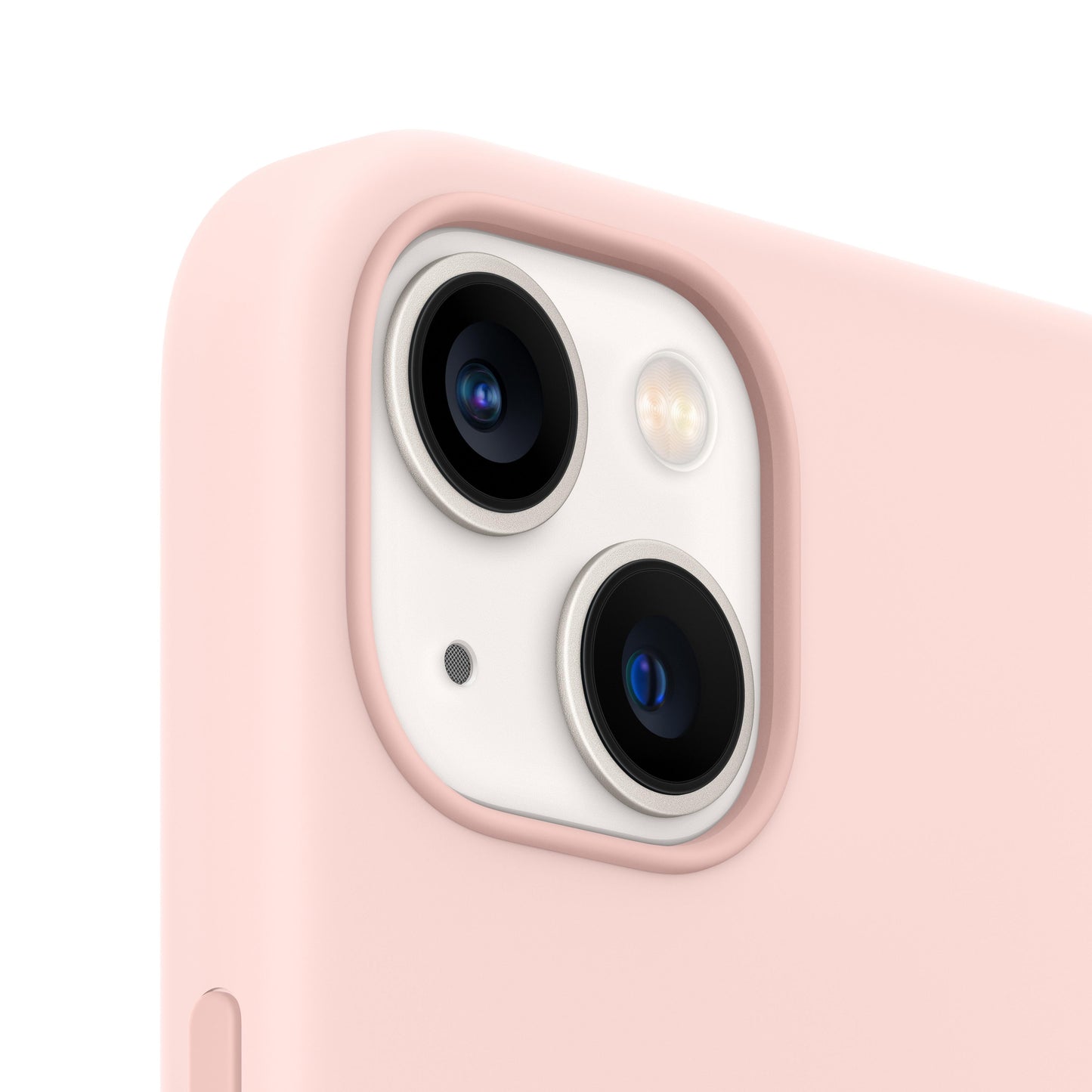 iPhone 13 Silicone Case with MagSafe-Chalk Pink