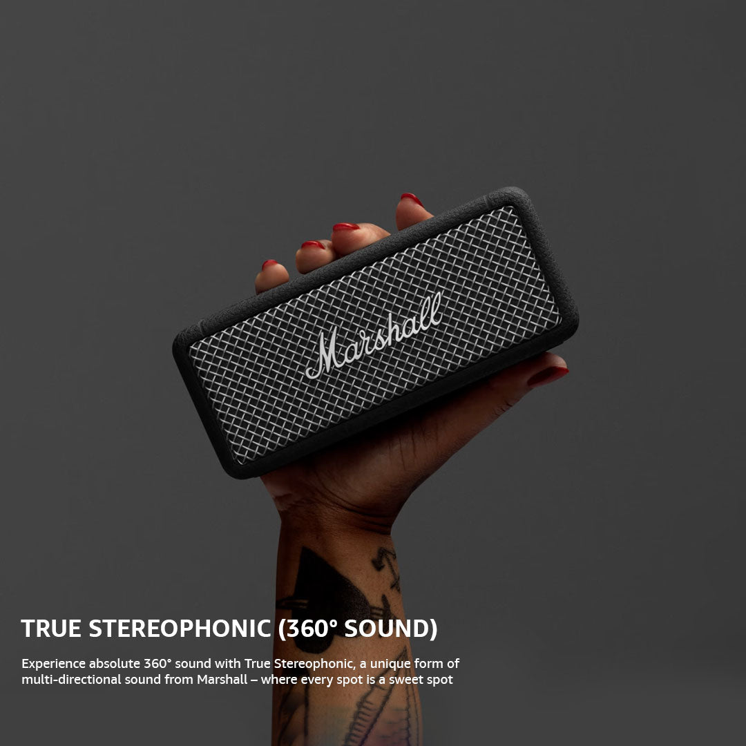 MARSHALL EMBERTON II portable BT speaker Black & Brass