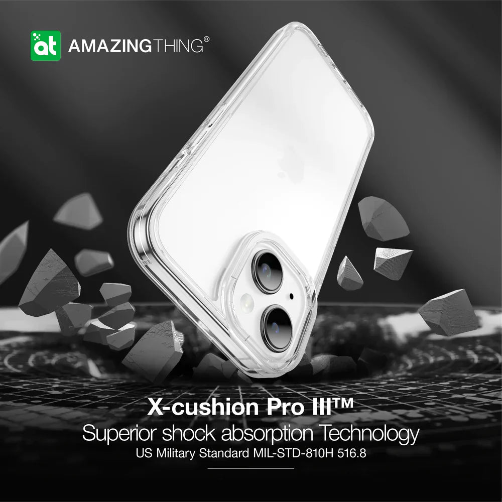 AmazingThing Minimal Drop Proof Case for iPhone 14 Plus - Clear