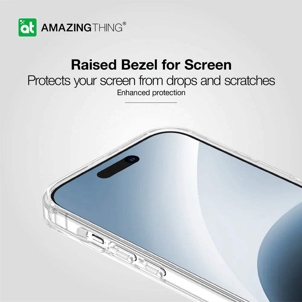 AmazingThing Minimal Drop Proof Case for iPhone 14 Plus - Clear