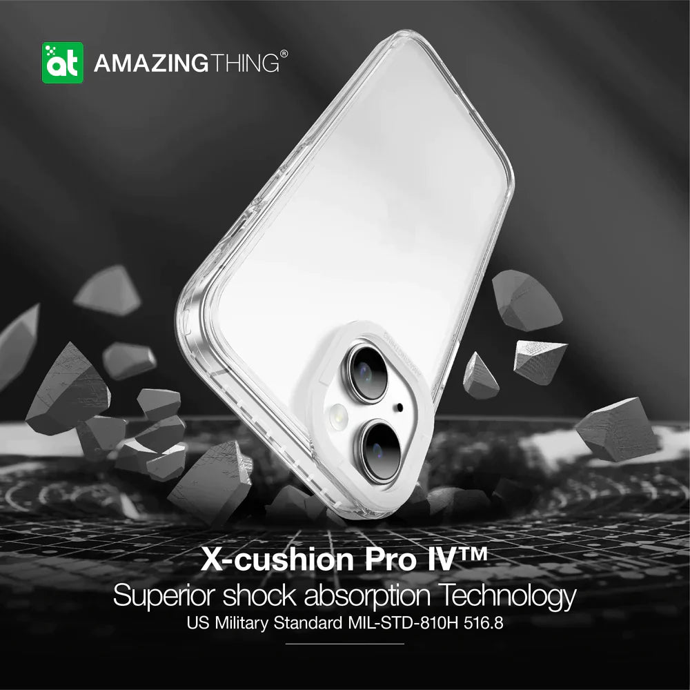 AmazingThing Titan Pro Drop-proof Case for iPhone 14 Pro Max - Clear