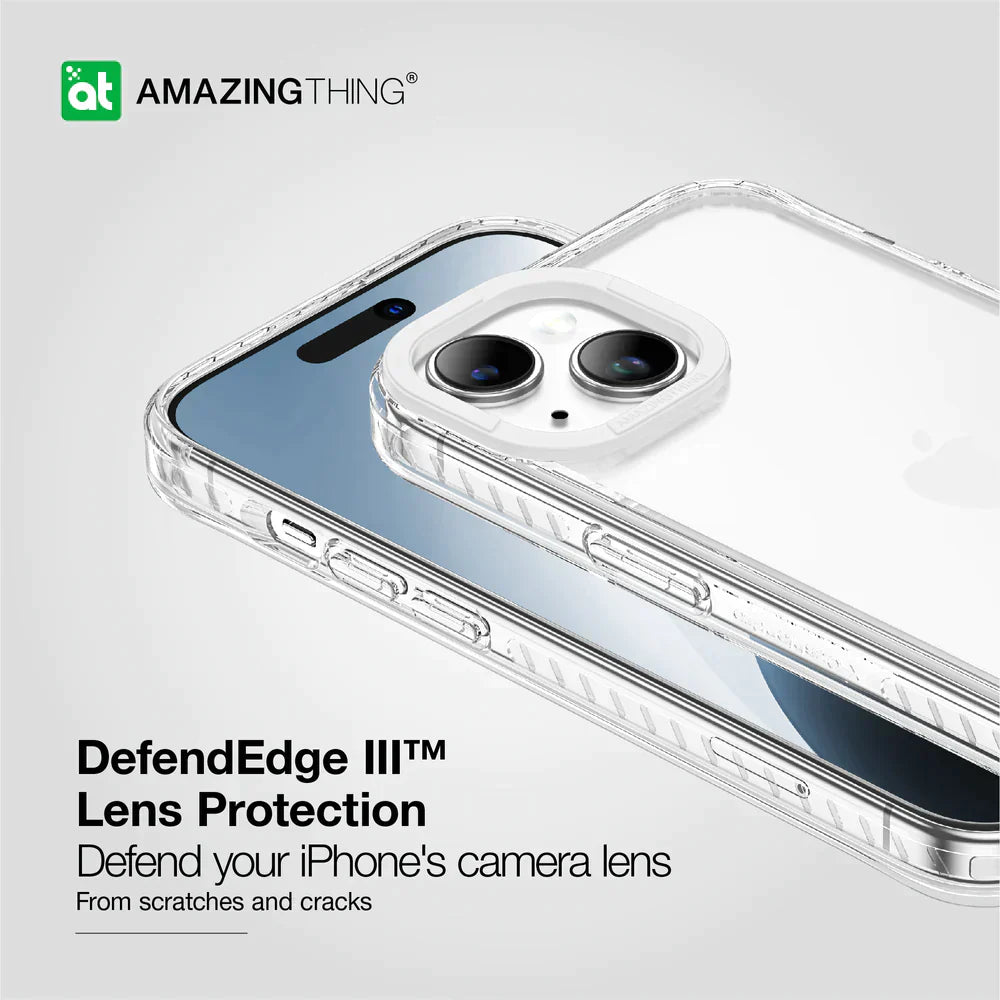 AmazingThing Titan Pro Drop-proof Case for iPhone 15 - Clear