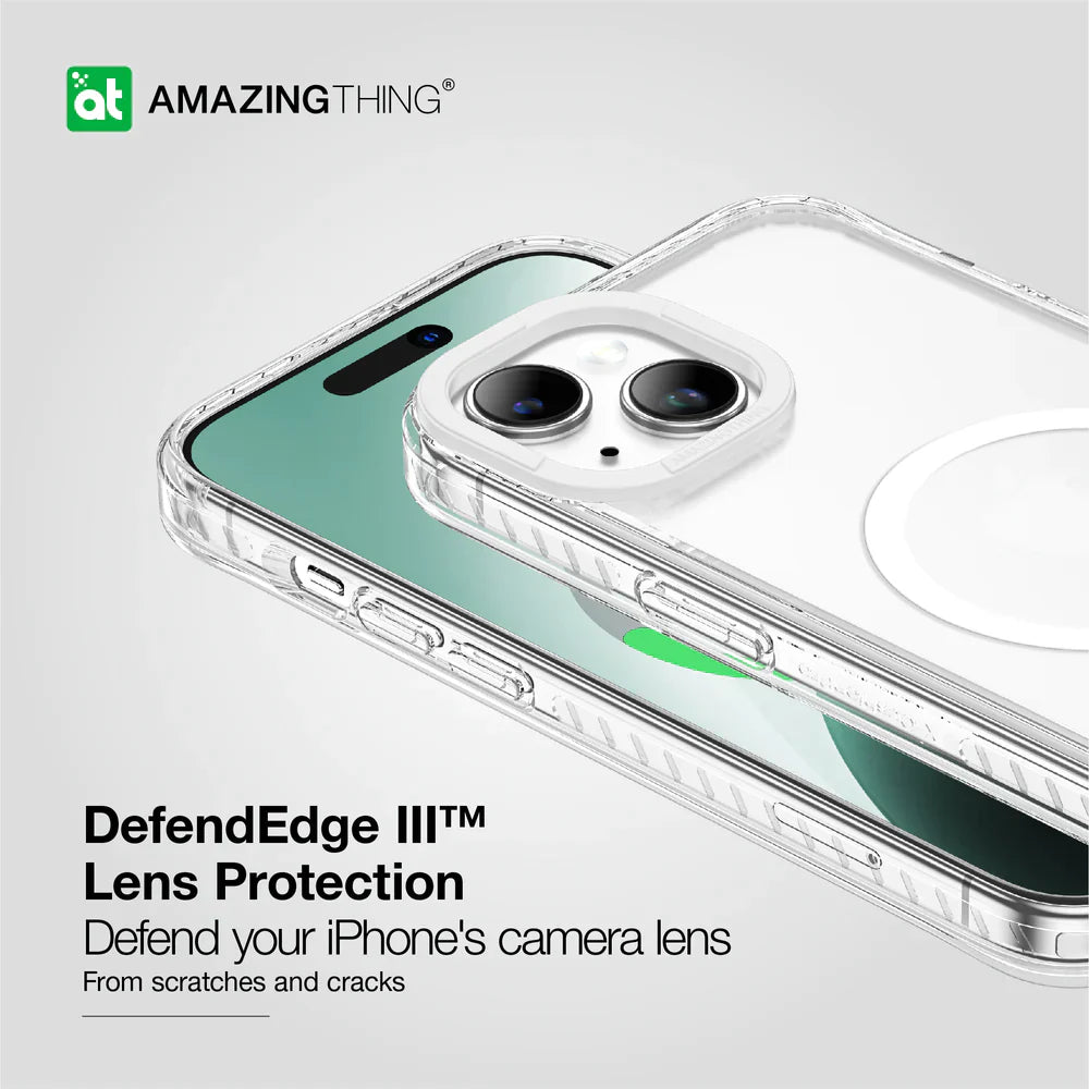AmazingThings Titan Pro Magnetic Case for iPhone 15 - Clear