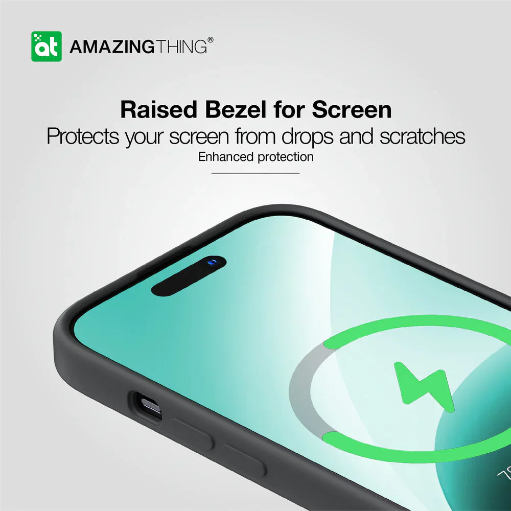 AmazingThing Smoothie Magnetic Case for iPhone 15 Plus - Black