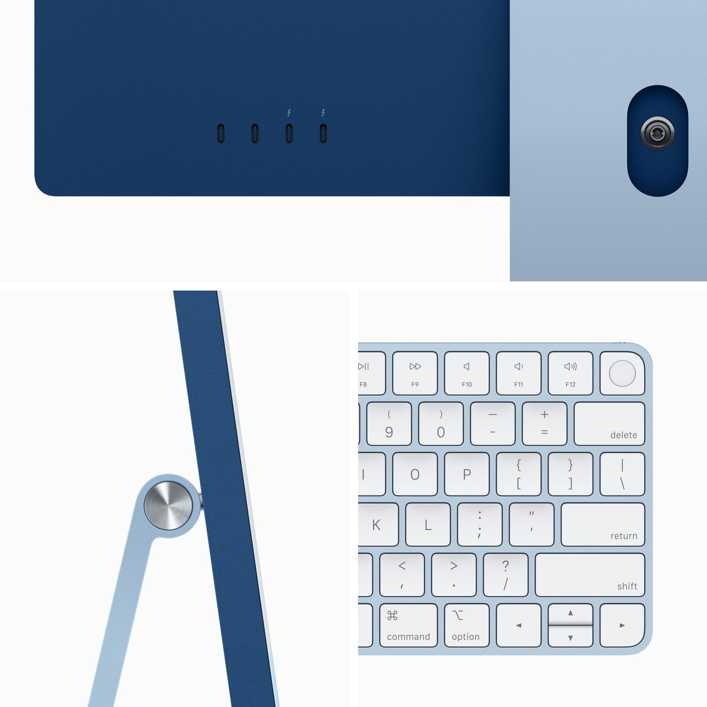 24-inch iMac with Retina 4.5K display: Apple M3 chip with 8?core CPU and 10?core GPU, 512GB SSD - Blue