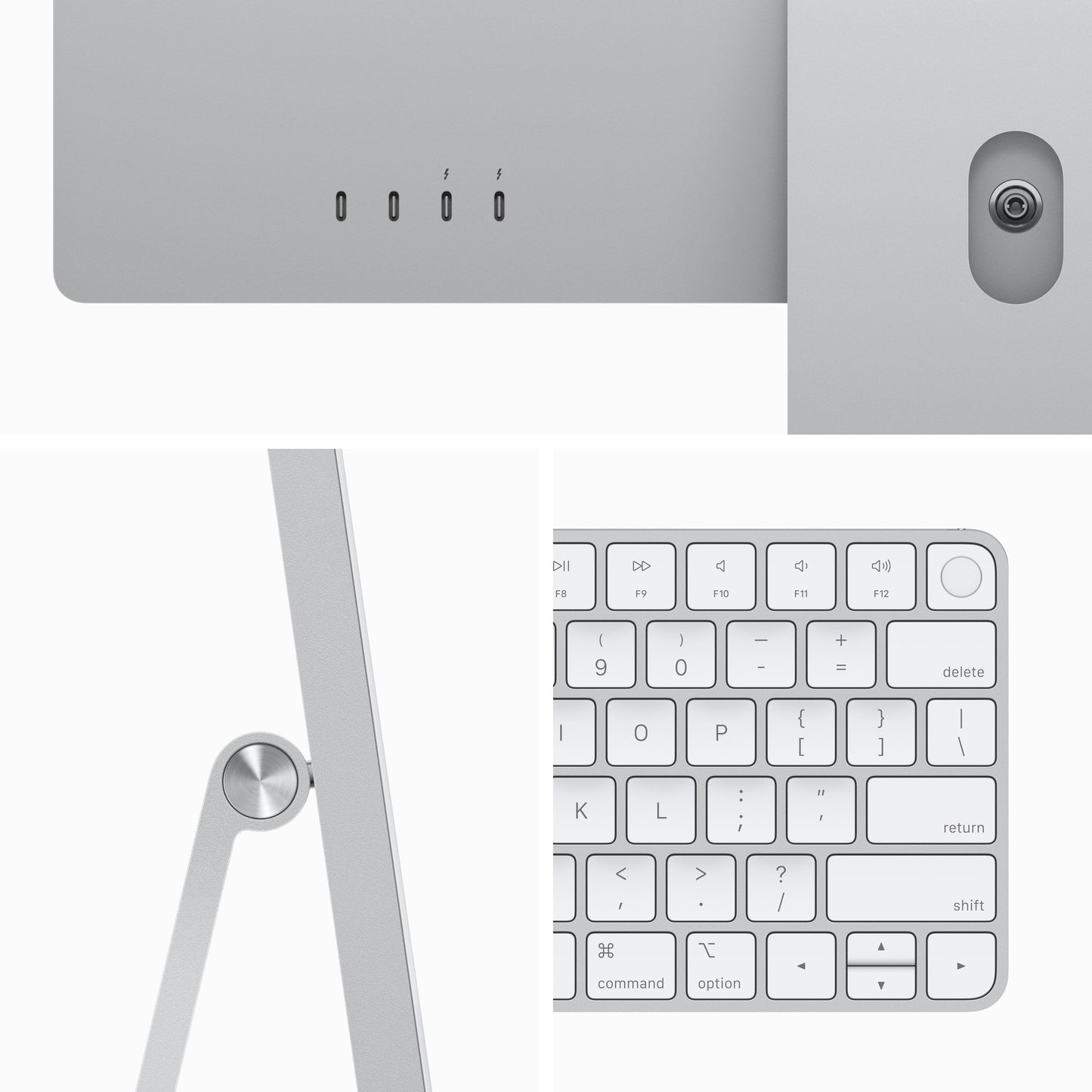 24-inch iMac with Retina 4.5K display: Apple M3 chip with 8?core CPU and 10?core GPU, 512GB SSD - Silver