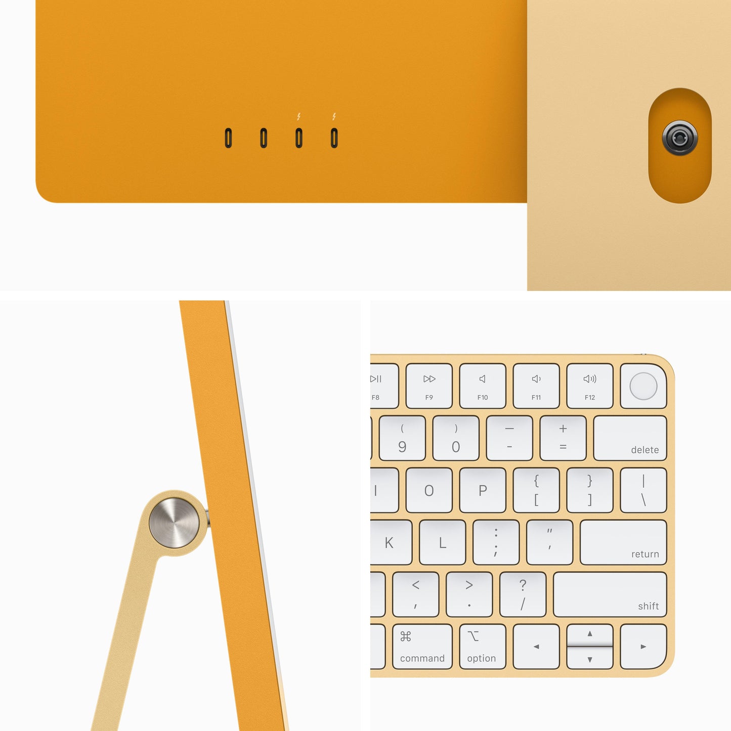 24-inch iMac with Retina 4.5K display: Apple M3 chip with 8?core CPU and 10?core GPU, 512GB SSD - Yellow