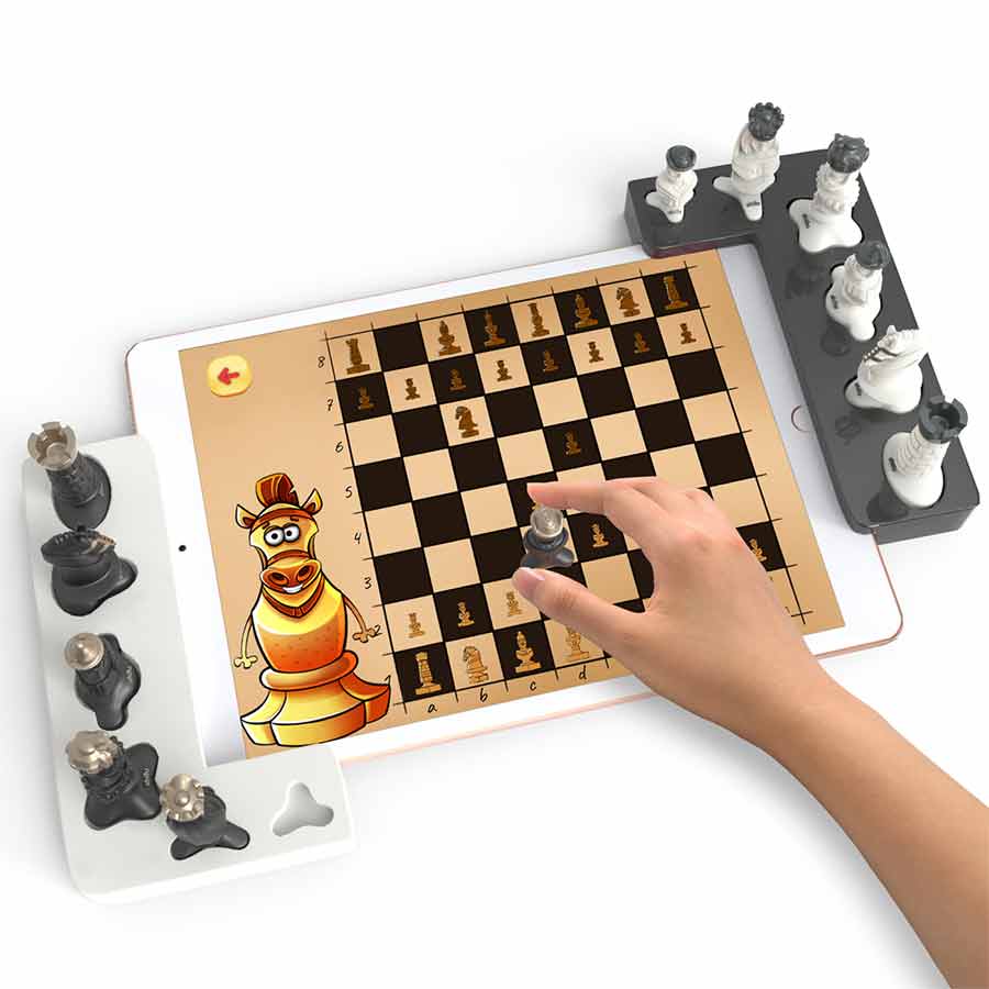 Shifu035-Tacto Chess by PlayShifu - Interactive Story-Based Chess Game Set | Real Figurines, Digital Strategy Games