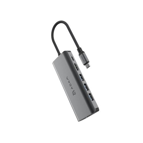 Casa Hub A01s - USB-C 4K 6-in-1 Hub Grey