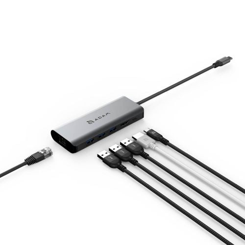 Casa Hub A01s - USB-C 4K 6-in-1 Hub Grey