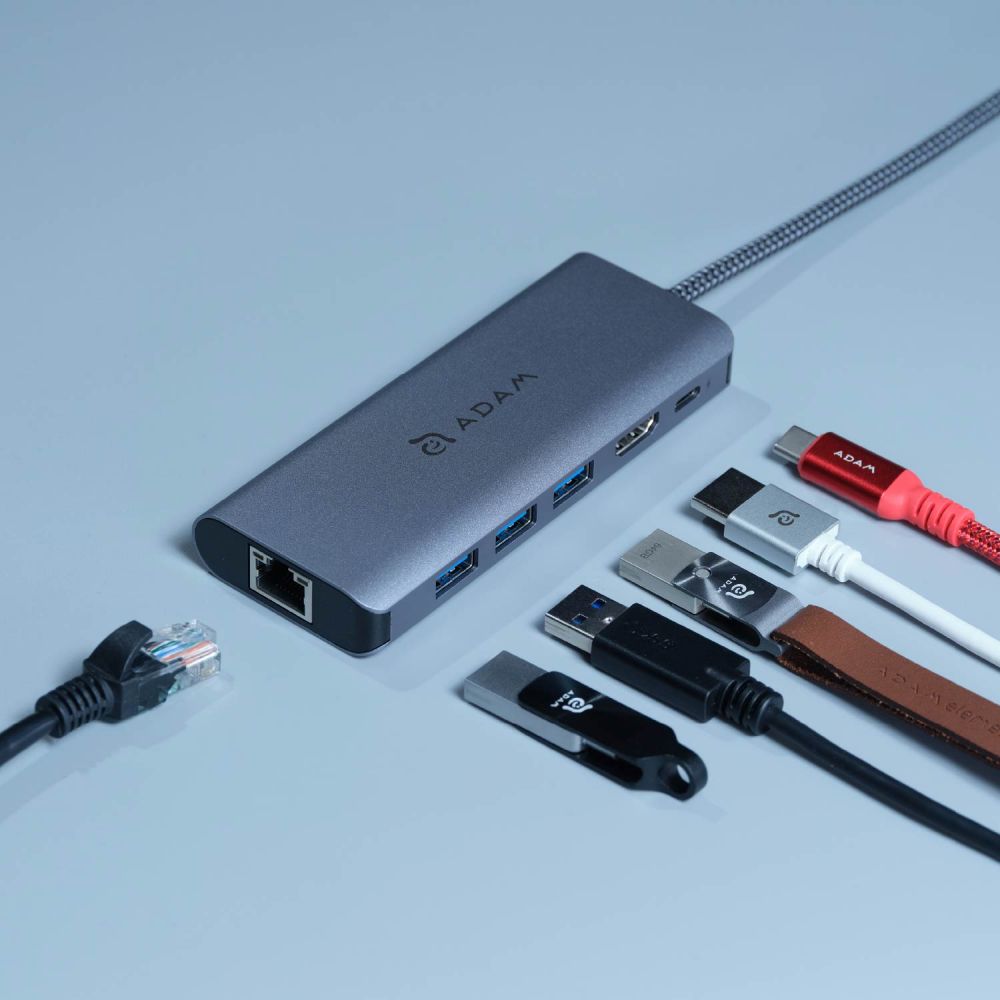Casa Hub A01s - USB-C 4K 6-in-1 Hub Grey